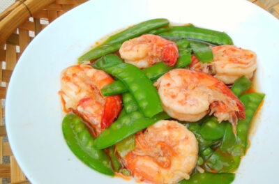 Prawns Snow Peas